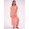 Womens Bell by Alicia bell | Peach Tunic Kaftan Dress