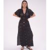 Womens Bell by Alicia bell | Black Angel Kaftan Lace