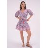 Womens Bell by Alicia bell | Pink/Blue Amelia Mini Dress