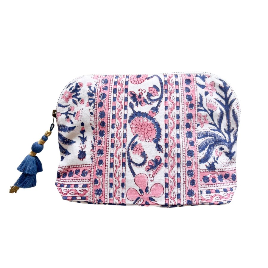 Accessories Bell by Alicia bell | Pink/Blue Clamshell Bag