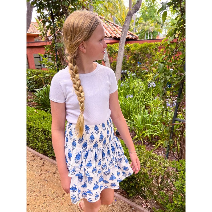 Kids Bell by Alicia bell | Pleated Smocked Mini Skirt