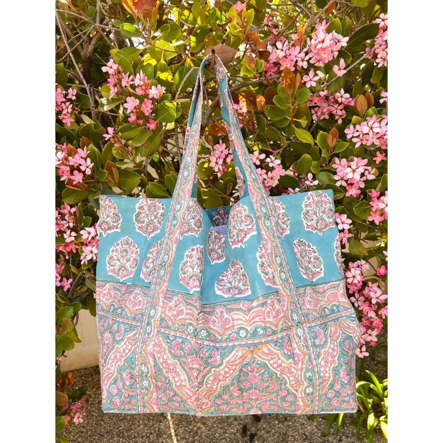 Accessories Bell by Alicia bell | Teal Large Beach Bag