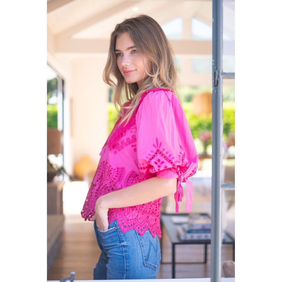 Womens Bell by Alicia bell | Pink Kylie Top