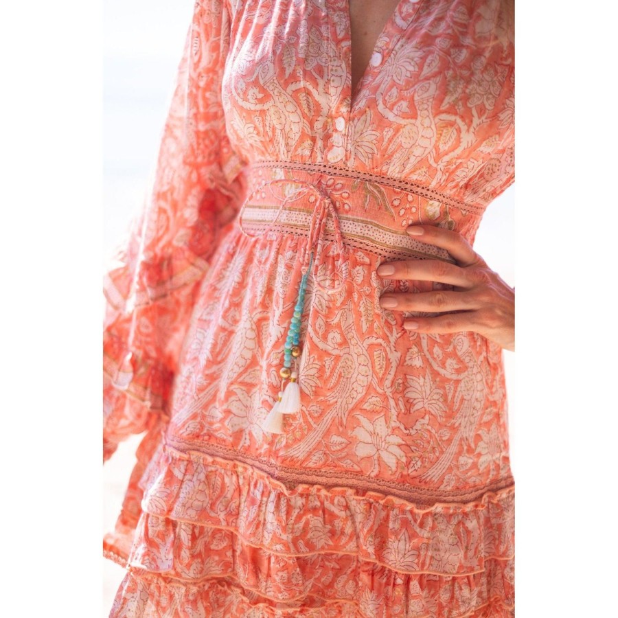 Womens Bell by Alicia bell | Peach Camilla Mini Dress