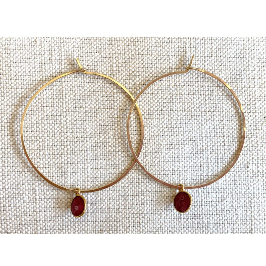 Accessories Bell by Alicia bell | Ruby Charm Gold Hoops