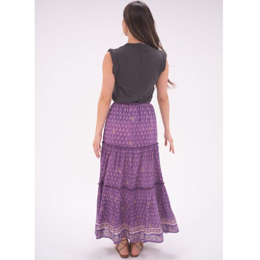 Womens Bell by Alicia bell | Purple Marina Maxi Skirt