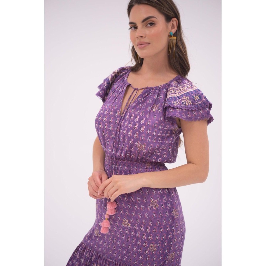 Womens Bell by Alicia bell | Purple Eva Midi Dress