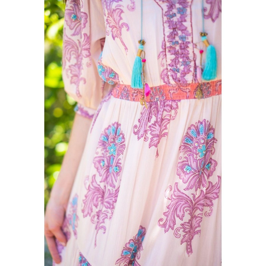 Womens Bell by Alicia bell | Flower Pippa Maxi Dress Beaded