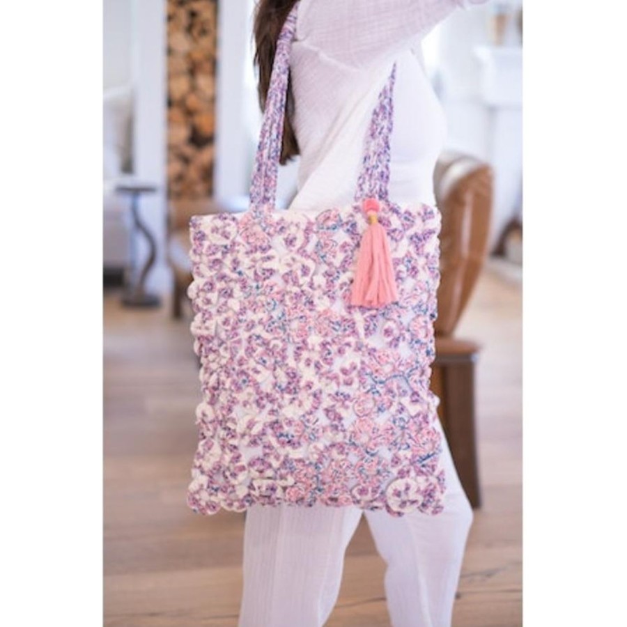 Accessories Bell by Alicia bell | Flower Braided Handle Tote