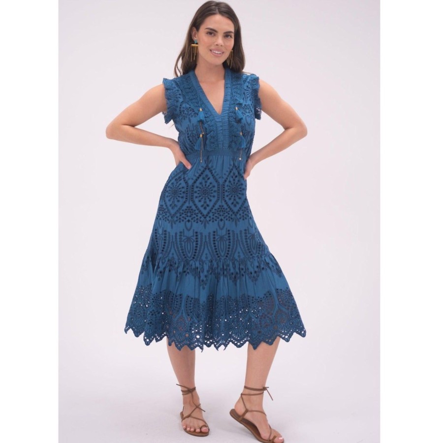 Womens Bell by Alicia bell | Turquoise Rainey Midi Dress