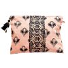 Accessories Bell by Alicia bell | Peach/Black Large Zipper Pouch