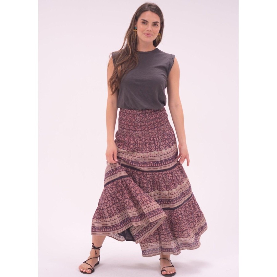 Womens Bell by Alicia bell | Metallic Mandy Maxi Skirt