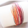 Accessories Bell by Alicia bell | Red Layered Cord Bracelet