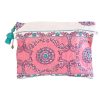 Accessories Bell by Alicia bell | Flower Large Zipper Pouch With Embroidery