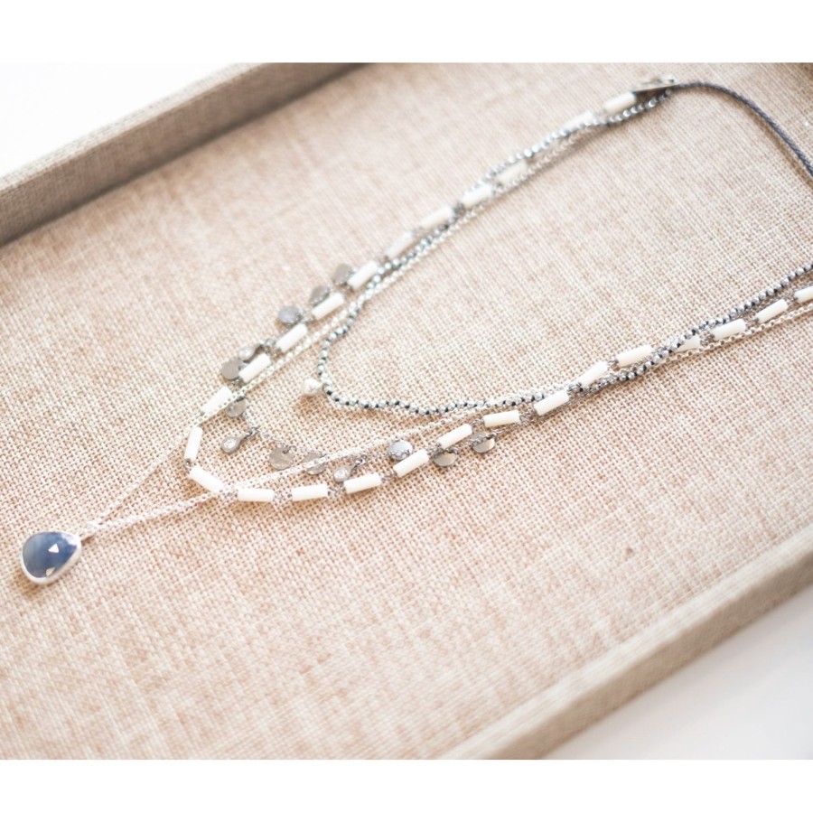 Accessories Bell by Alicia bell | Layered Sapphire Necklace