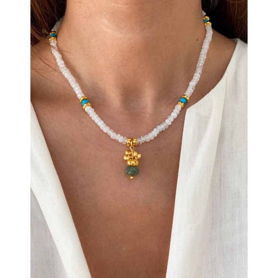 Accessories Bell by Alicia bell | Mixed Stone Heather Necklace