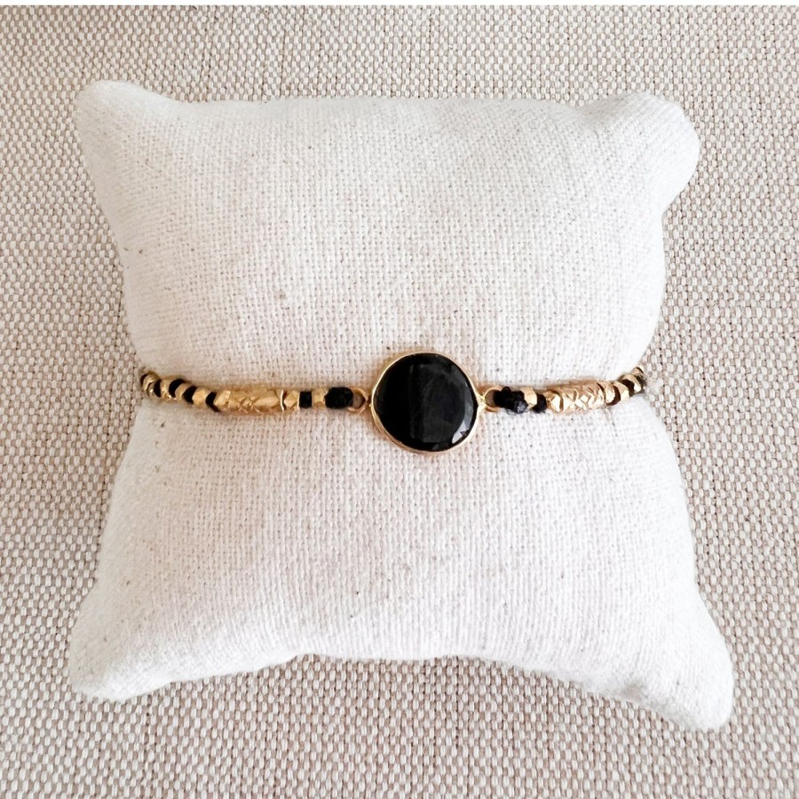 Accessories Bell by Alicia bell | Onyx Fortuna Bracelet