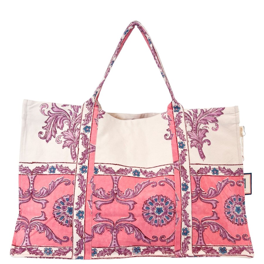 Accessories Bell by Alicia bell | Flower Large Canvas Tote