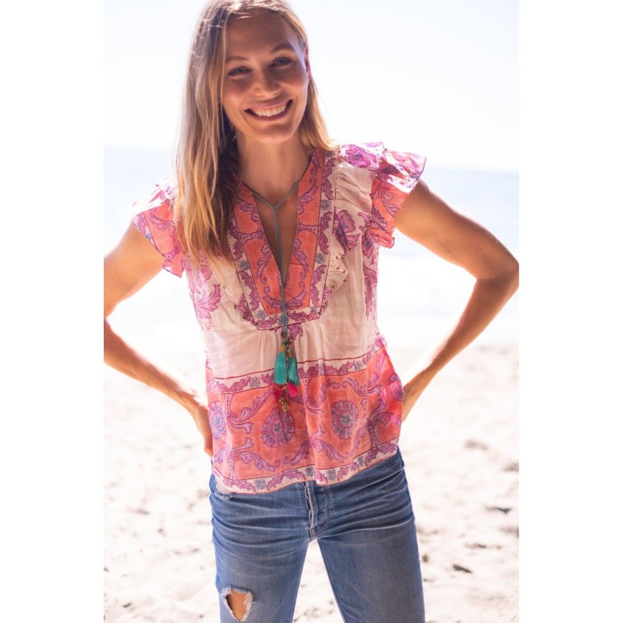 Womens Bell by Alicia bell | Flower Kiara Top