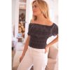 Womens Bell by Alicia bell | Black Emery Top