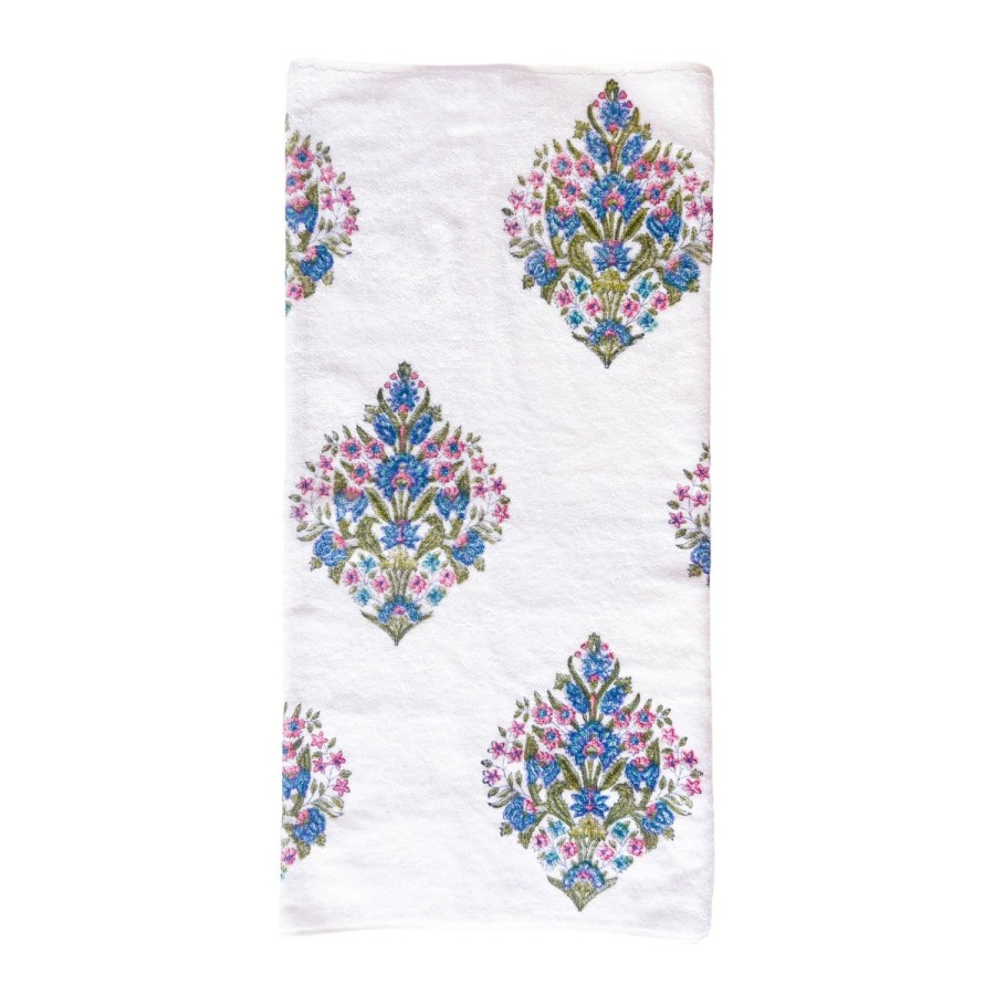 Accessories Bell by Alicia bell | Green And Pink Motif Towel