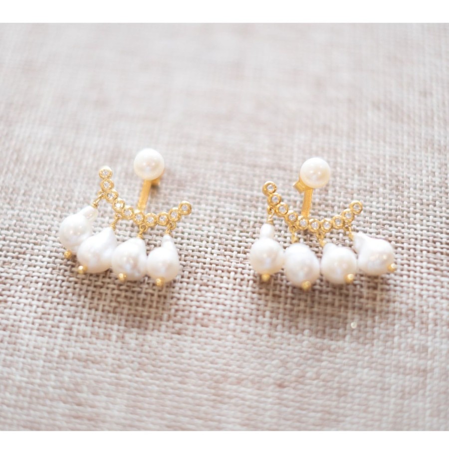 Accessories Bell by Alicia bell | Fresh Water Pearl Earrings