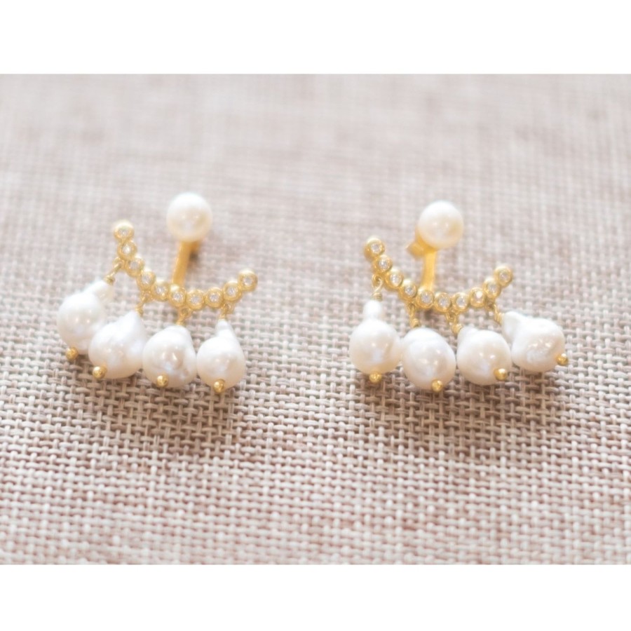 Accessories Bell by Alicia bell | Fresh Water Pearl Earrings