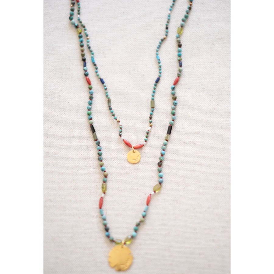 Accessories Bell by Alicia bell | Semi-Precious Stones Cord Necklace