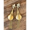 Accessories Bell by Alicia bell | Gold Shell Wrap Earrings