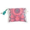 Accessories Bell by Alicia bell | Flower Small Zipper Pouch With Embroidery