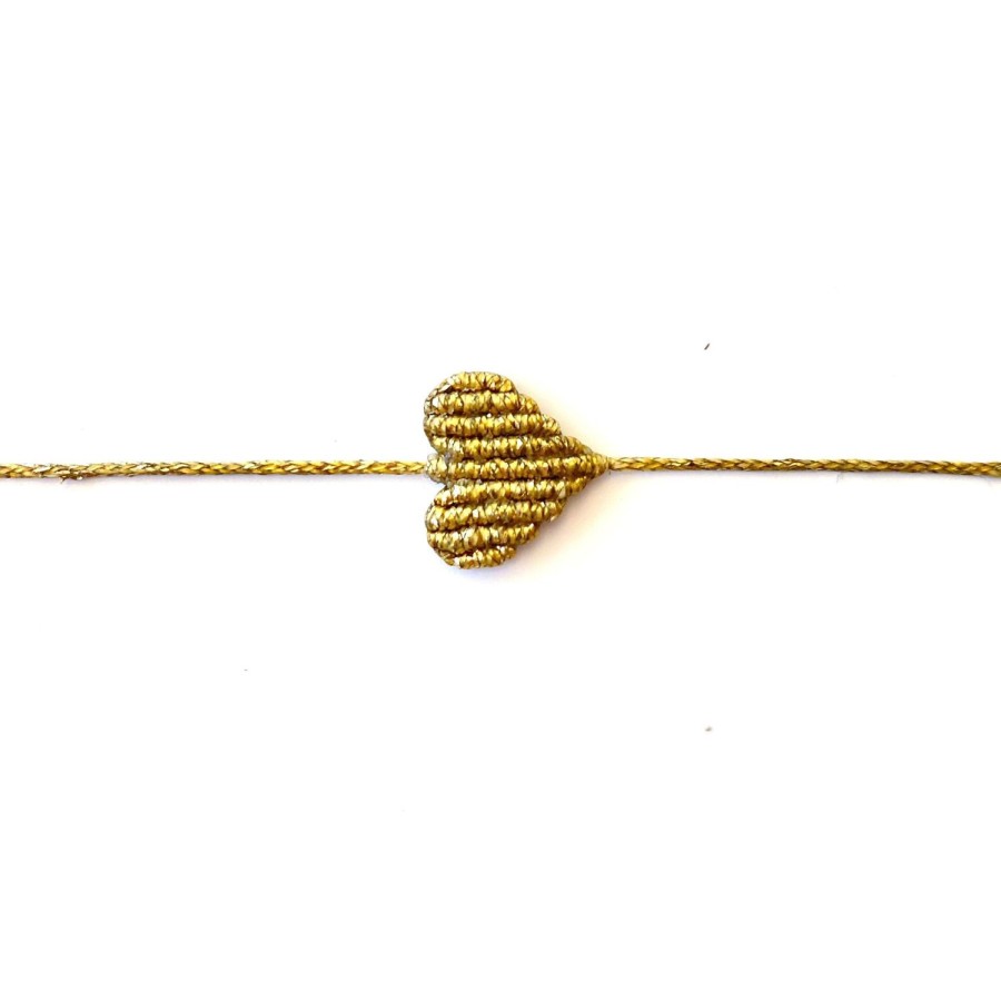 Accessories Bell by Alicia bell | Small Gold Heart Bracelet