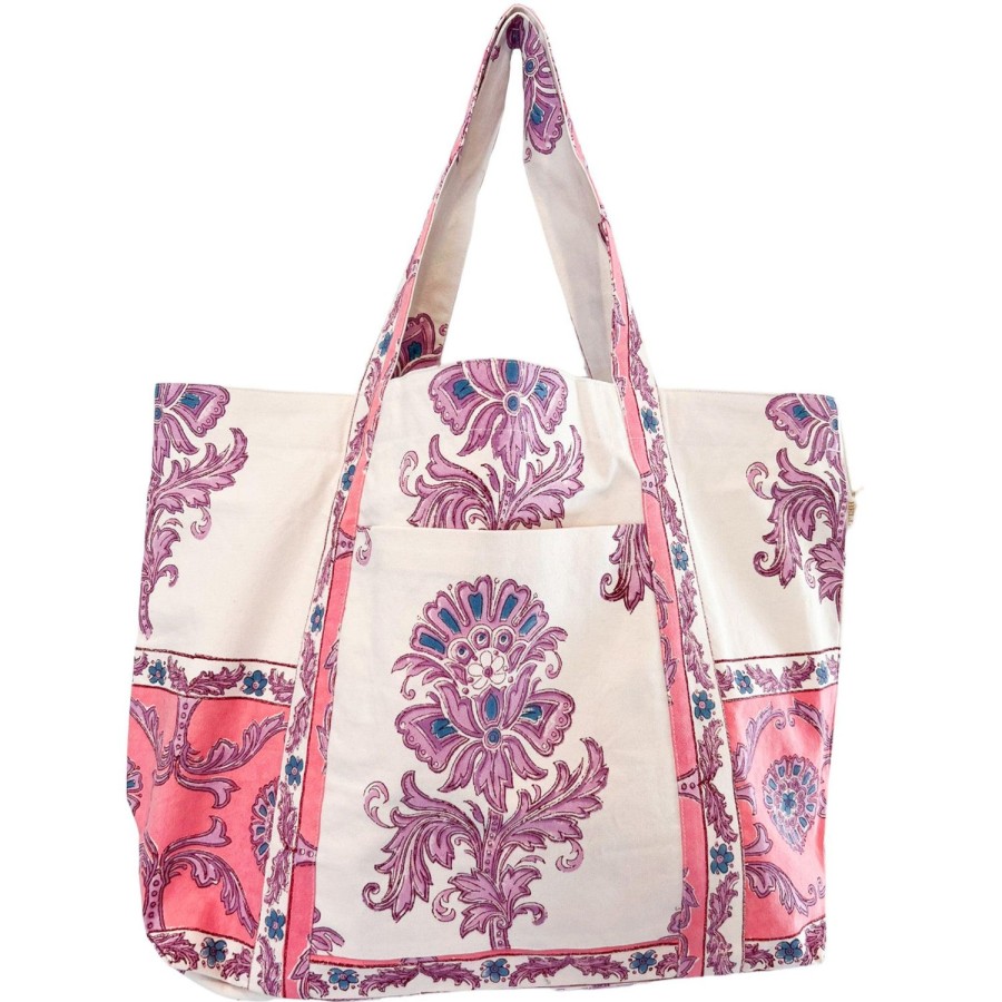 Accessories Bell by Alicia bell | Flower Large Beach Bag