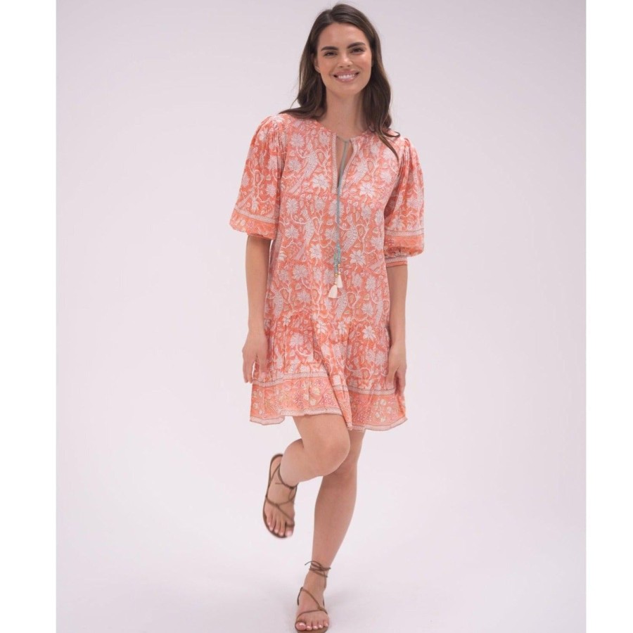 Womens Bell by Alicia bell | Peach Holly Dress