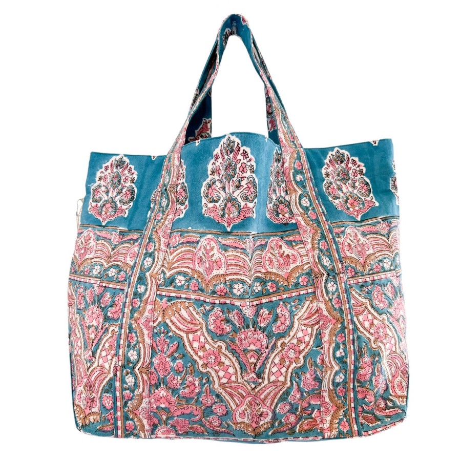 Accessories Bell by Alicia bell | Teal Medium Beach Bag